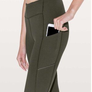 ***Lululemon Speed Up Tight *Full-On Luxtreme 28" (Dark Olive)***